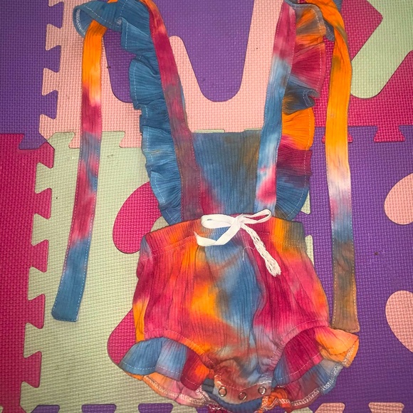 Tie dye on-site romper - Picture 1 of 5